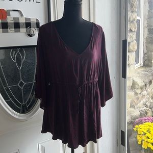 Plum blouse